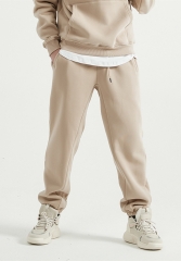 Autumn and winter thick and velvet drawstring solid color trousers Autumn and winter thick and velvet drawstring solid color trousers
