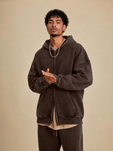 355G Vintage Fleece Zip Hoodie