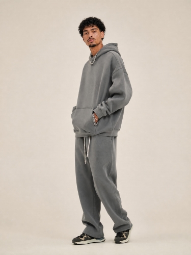 2024 autumn and winter new  sweatshirt oversize hooded  sweatshirt and pants set
