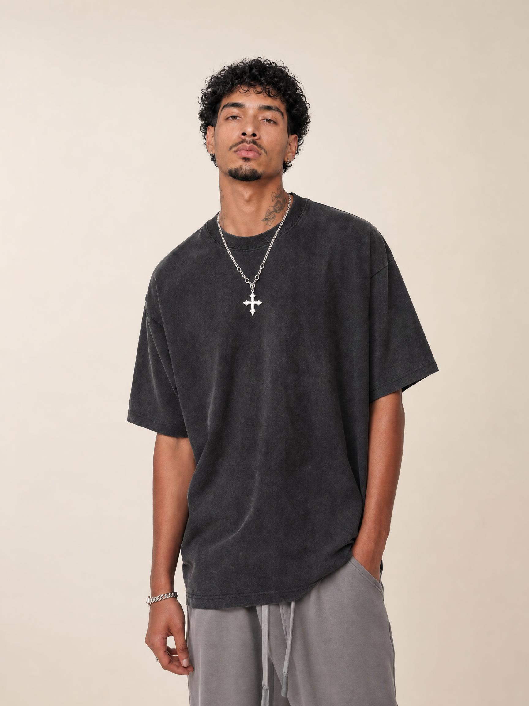 275G Vintage Washed Cotton Loose T-Shirt