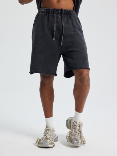 420G Batik washed shorts